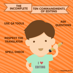 The incomplete ten commandments of editing