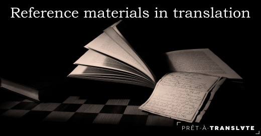 reference materials in translation